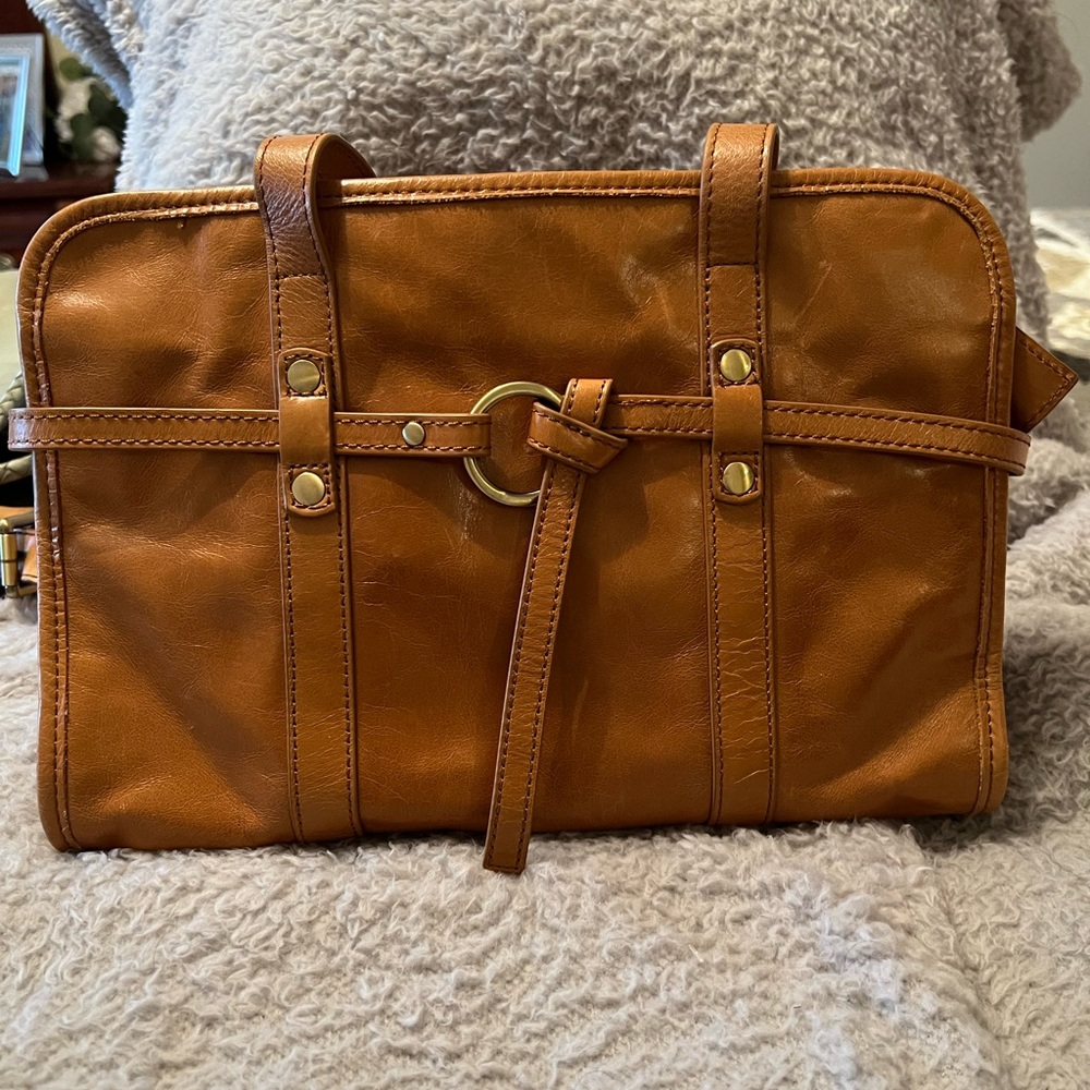 HOBO Tan Leather Shoulder Bag